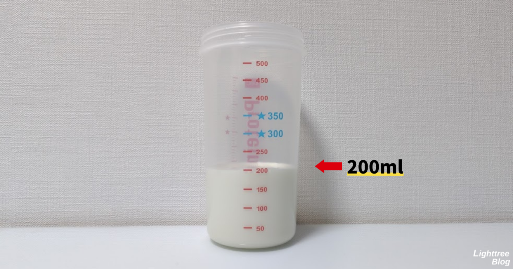 牛乳200ml