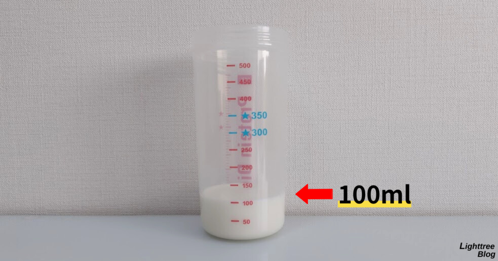 牛乳100ml